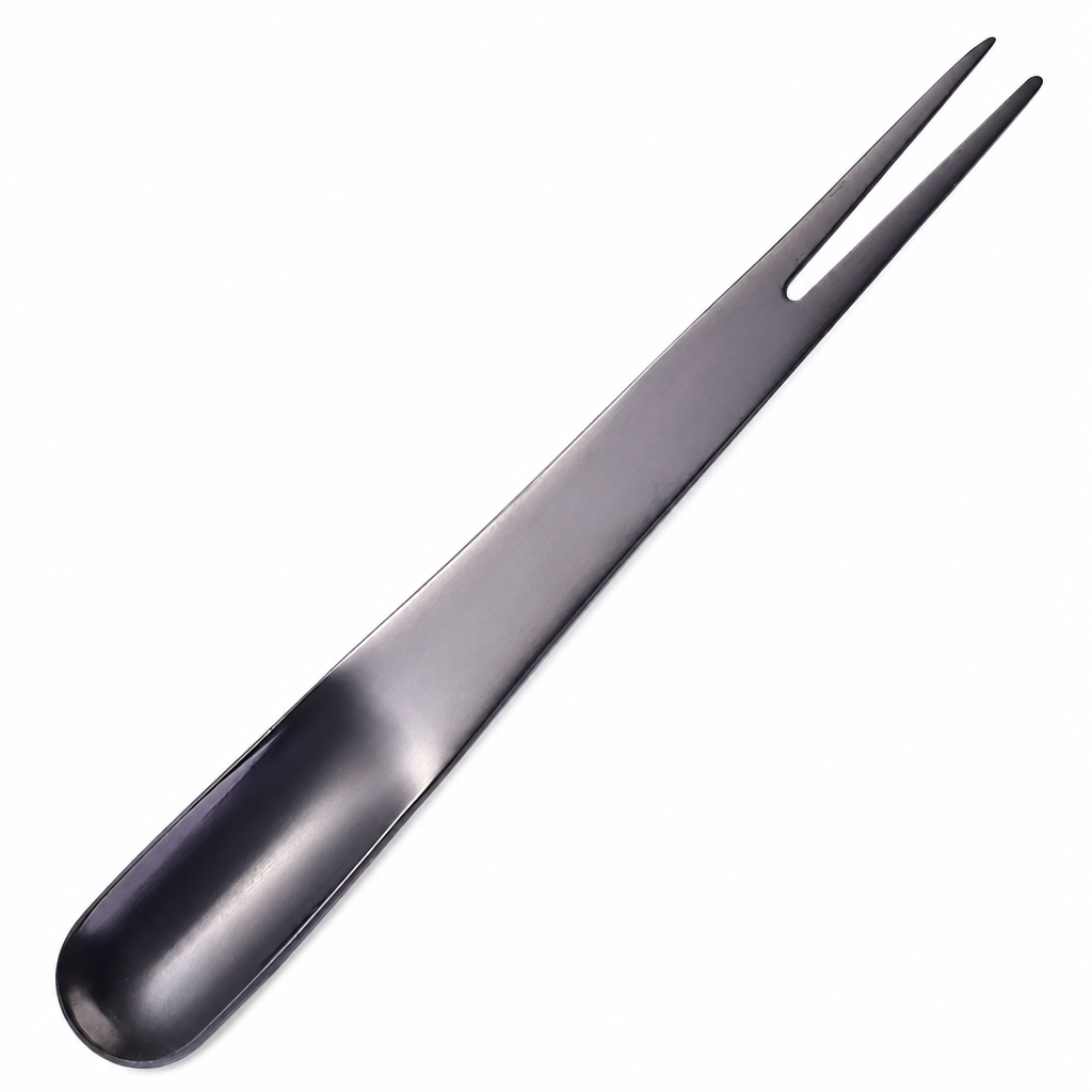 2-in-1 Stainless Steel Dessert Spoon Fruit Fork Set