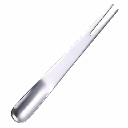 2-in-1 Stainless Steel Dessert Spoon Fruit Fork Set