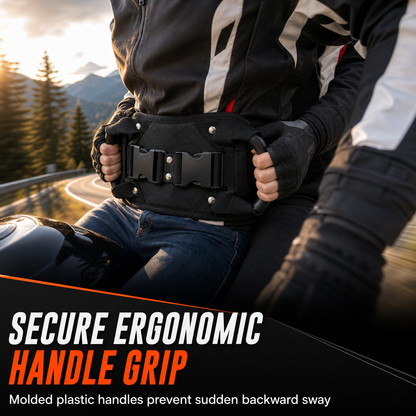 ⏳ Time-Limited Deal: Motorcycle Passenger Grab Belt 🏍️