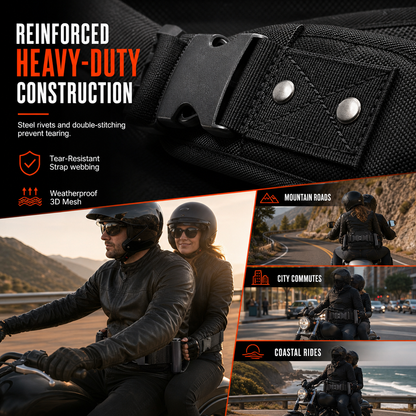 ⏳ Time-Limited Deal: Motorcycle Passenger Grab Belt 🏍️