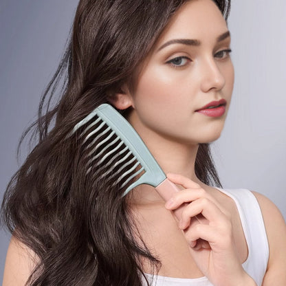 Double-Row Detangling Comb for Curly Hair