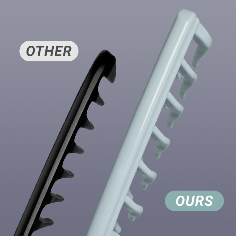 Double-Row Detangling Comb for Curly Hair