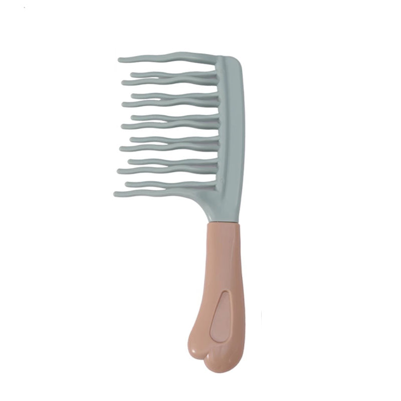 Double-Row Detangling Comb for Curly Hair
