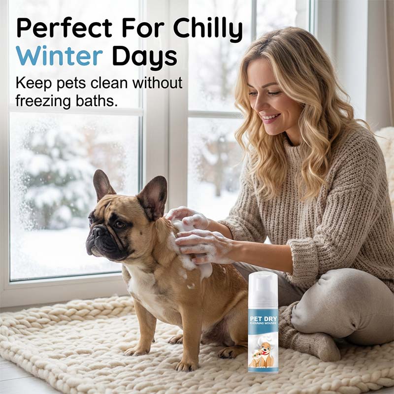 🐾 Waterless Pet Cleaning Mousse – Fresh in Minutes