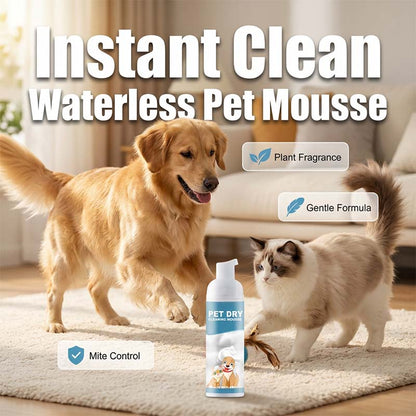 🐾 Waterless Pet Cleaning Mousse – Fresh in Minutes