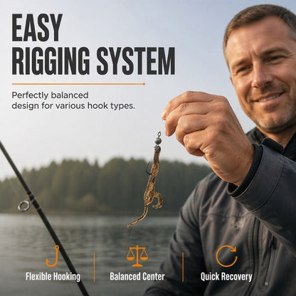 🎣 LIMITED-TIME 50% OFF 🦐 Realistic Floating Shrimp Lures — 8 Pack, Natural Swimming Action