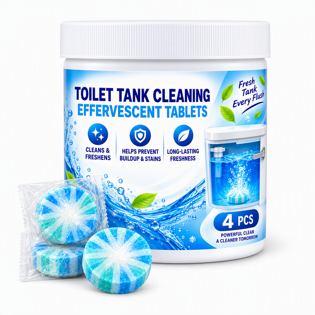 Effervescent Toilet Bowl & Tank Cleaning Tablets