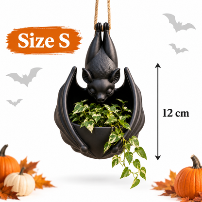 Halloween Bat Hanging Plant Pot