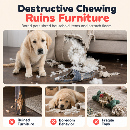 🦴⏰ LIMITED-TIME 50% OFF! 🐶 Durable TPR Dog Chew Bone – Safer Chewing Design, Textured Ridges & Tear-Resistant Build ✨