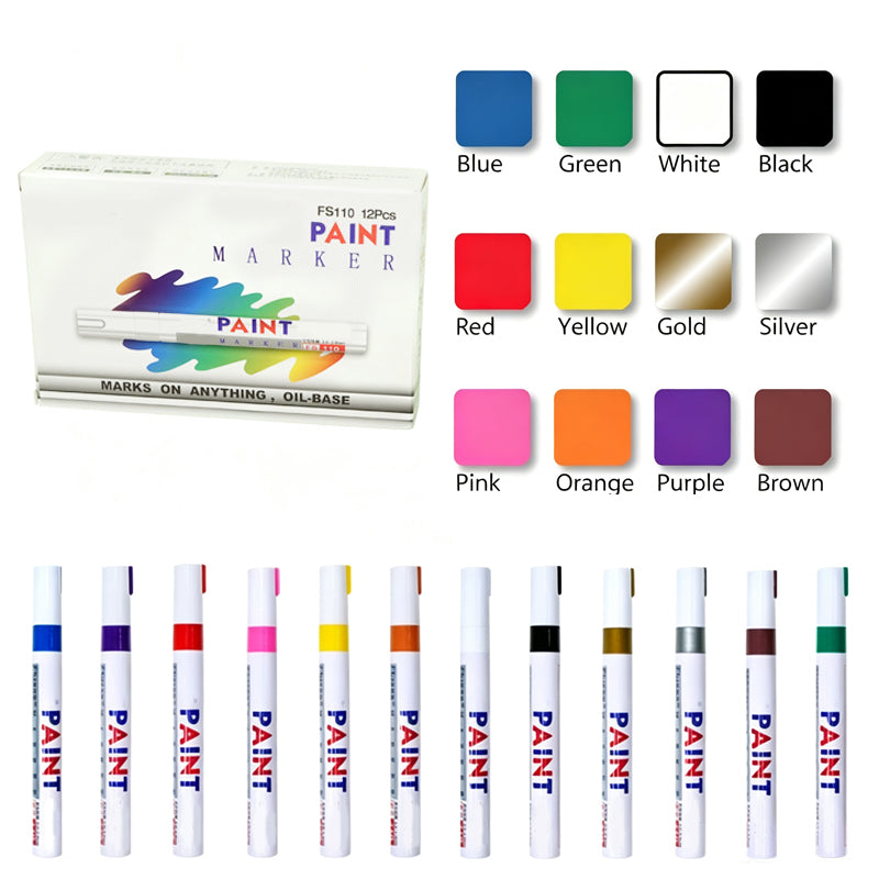 ⏳Time-Limited Special⏰Waterproof Quick-Drying Paint Marker Pens