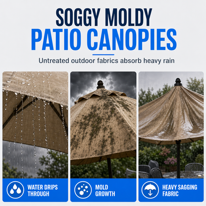 Outdoor Sunshade Umbrella Waterproof Spray