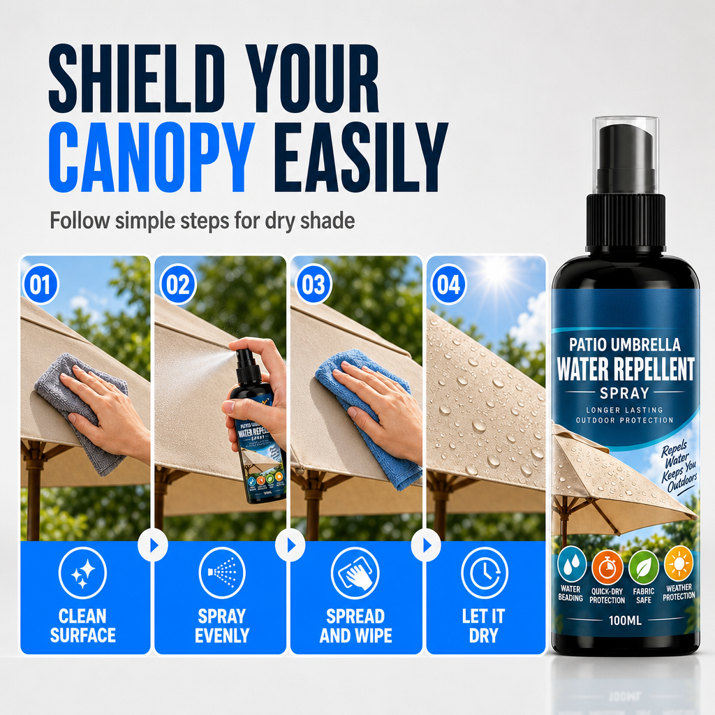 Outdoor Sunshade Umbrella Waterproof Spray