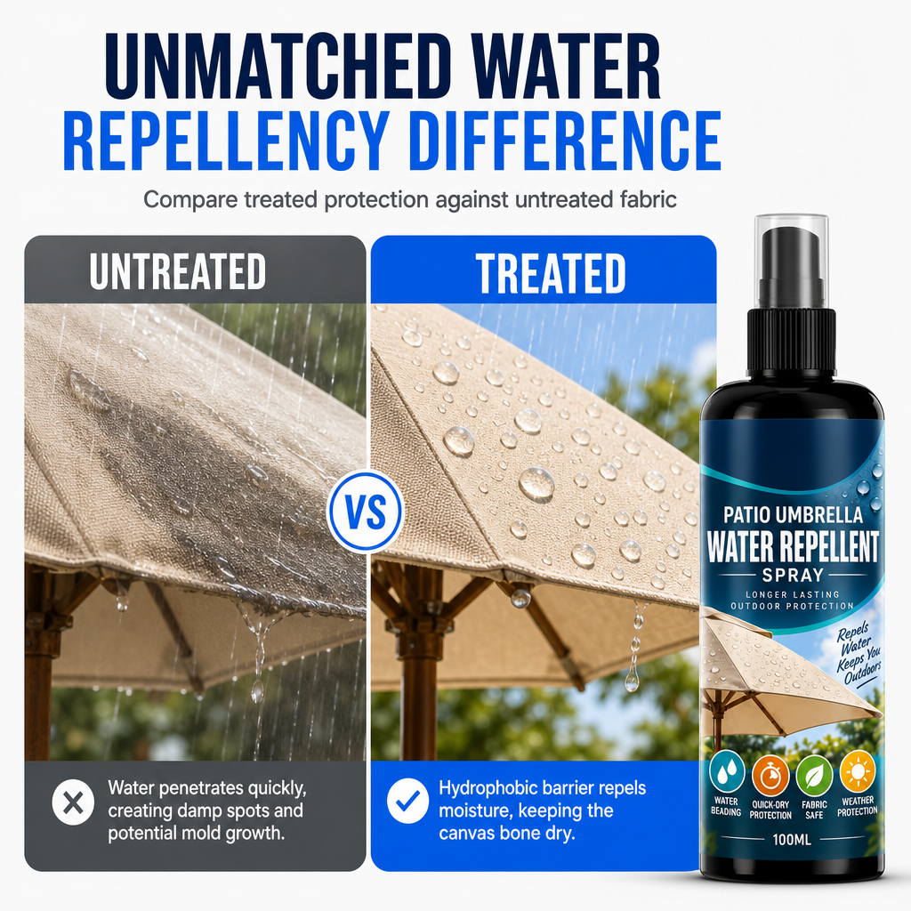Outdoor Sunshade Umbrella Waterproof Spray