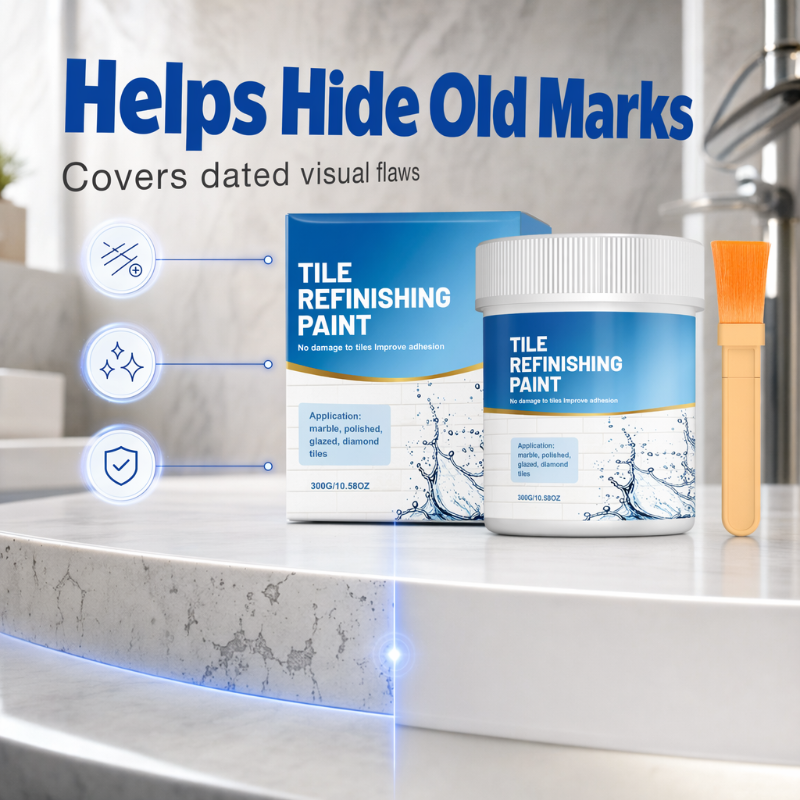 White Tile Refinishing Paint with Brush