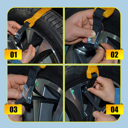 Premium Anti-Slip Snow Chain for Car Tires
