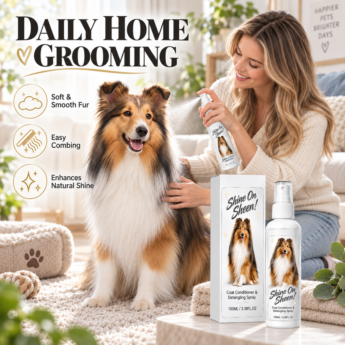 🥳HOT SALE🥳💞50K+ SOLD! Loosens knots, softens & shines. Stress-free grooming – grab yours! ✅