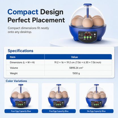USB Automatic Egg Incubator with Egg Turning