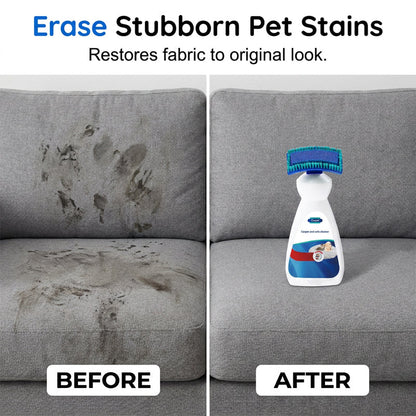 No-Wash Carpet & Sofa Cleaner with Brush