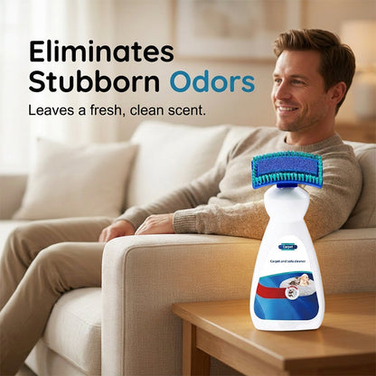 No-Wash Carpet & Sofa Cleaner with Brush