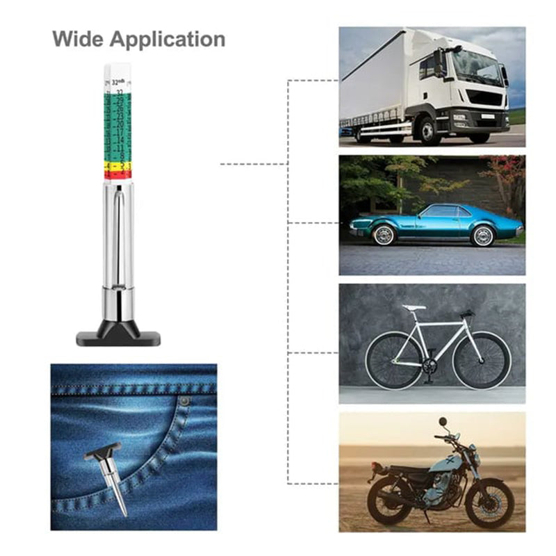 Portable Car Tire Tread Depth Gauge