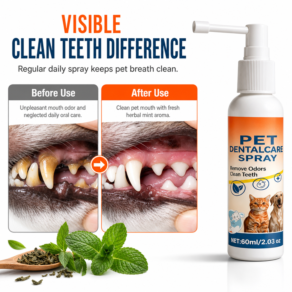 Pet Oral Care Spray & Breath Freshener