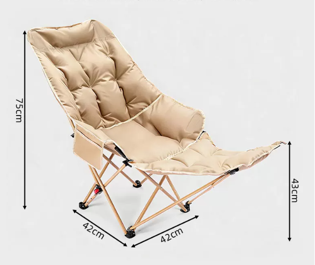 🪑 Portable, adjustable folding chair for outdoor use – Lightweight, sturdy & versatile – Ideal for the garden, camping, the beach or the patio – easy to carry and set up 🏕️✨