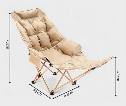 🪑 Portable, adjustable folding chair for outdoor use – Lightweight, sturdy & versatile – Ideal for the garden, camping, the beach or the patio – easy to carry and set up 🏕️✨
