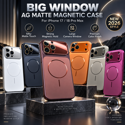 Slim Shockproof Matte Magnetic Phone Case