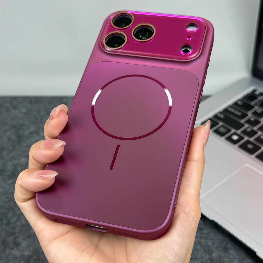 Slim Shockproof Matte Magnetic Phone Case