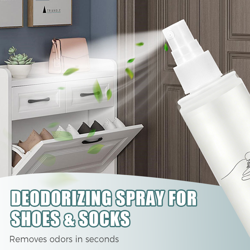 High-Efficiency Deodorizing & Antibacterial Spray for Shoes & Socks
