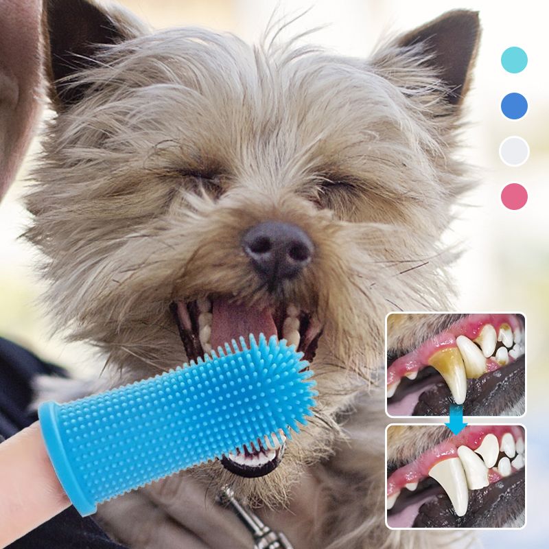 Pet Silicone Finger Toothbrush
