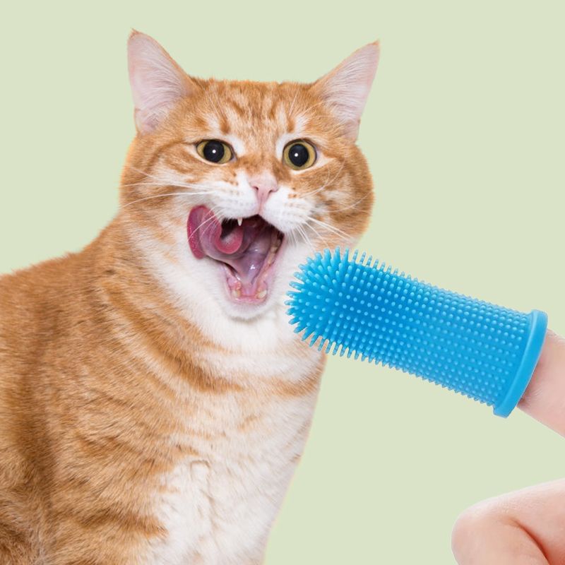 Pet Silicone Finger Toothbrush