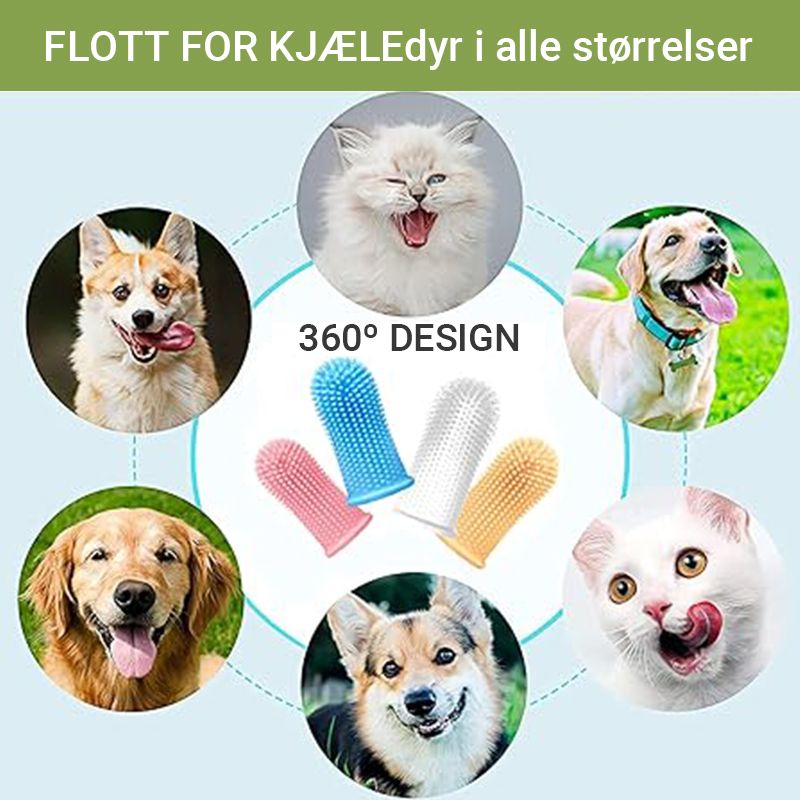 Pet Silicone Finger Toothbrush