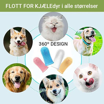 Pet Silicone Finger Toothbrush