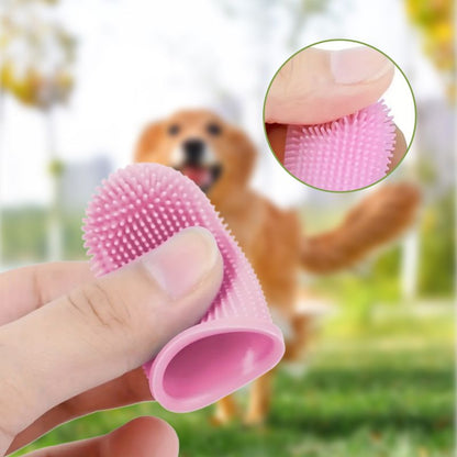 Pet Silicone Finger Toothbrush