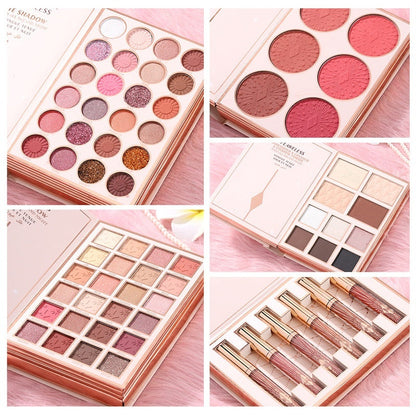 💄50% OFF NOW! All-in-One Makeup Book Palette, Multi Layer Eyeshadow Blush Contour Highlight Makeup Kit for Daily & Party Makeup
