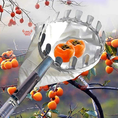⏳ Limited-Time Offer! 🍎 Fruit Picker Head Basket – No Ladder Needed, Reach High Branches & Pick Apples, Pears & More 🌳