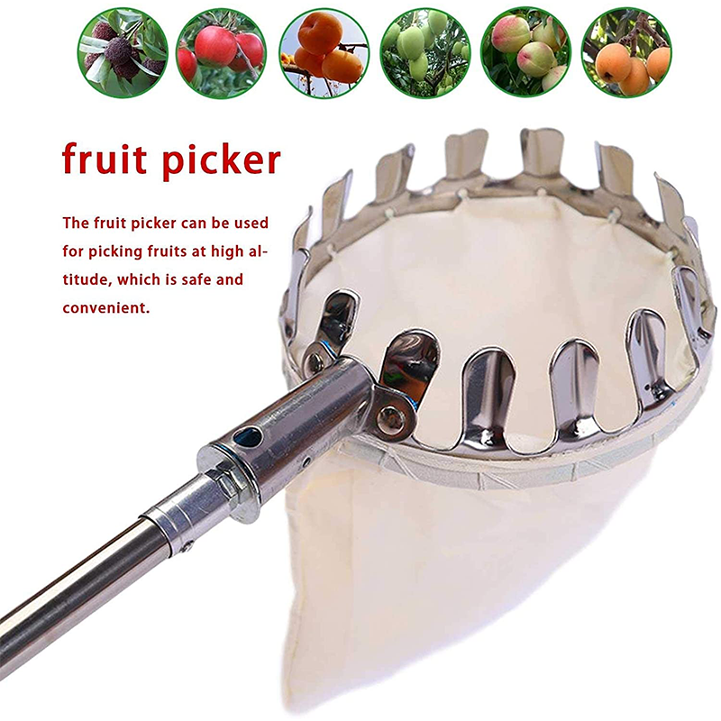 ⏳ Limited-Time Offer! 🍎 Fruit Picker Head Basket – No Ladder Needed, Reach High Branches & Pick Apples, Pears & More 🌳