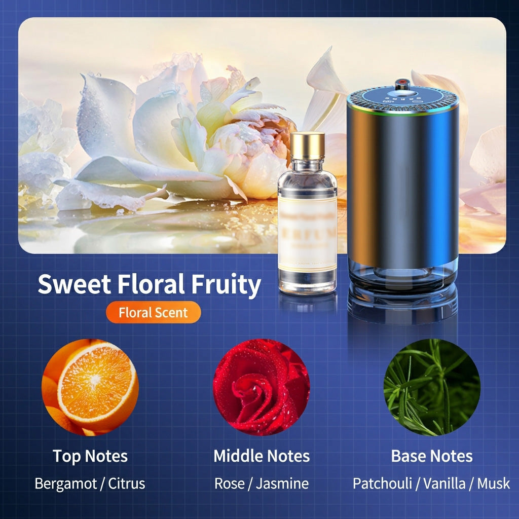 Smart Car Aroma Diffuser with Starry Projection