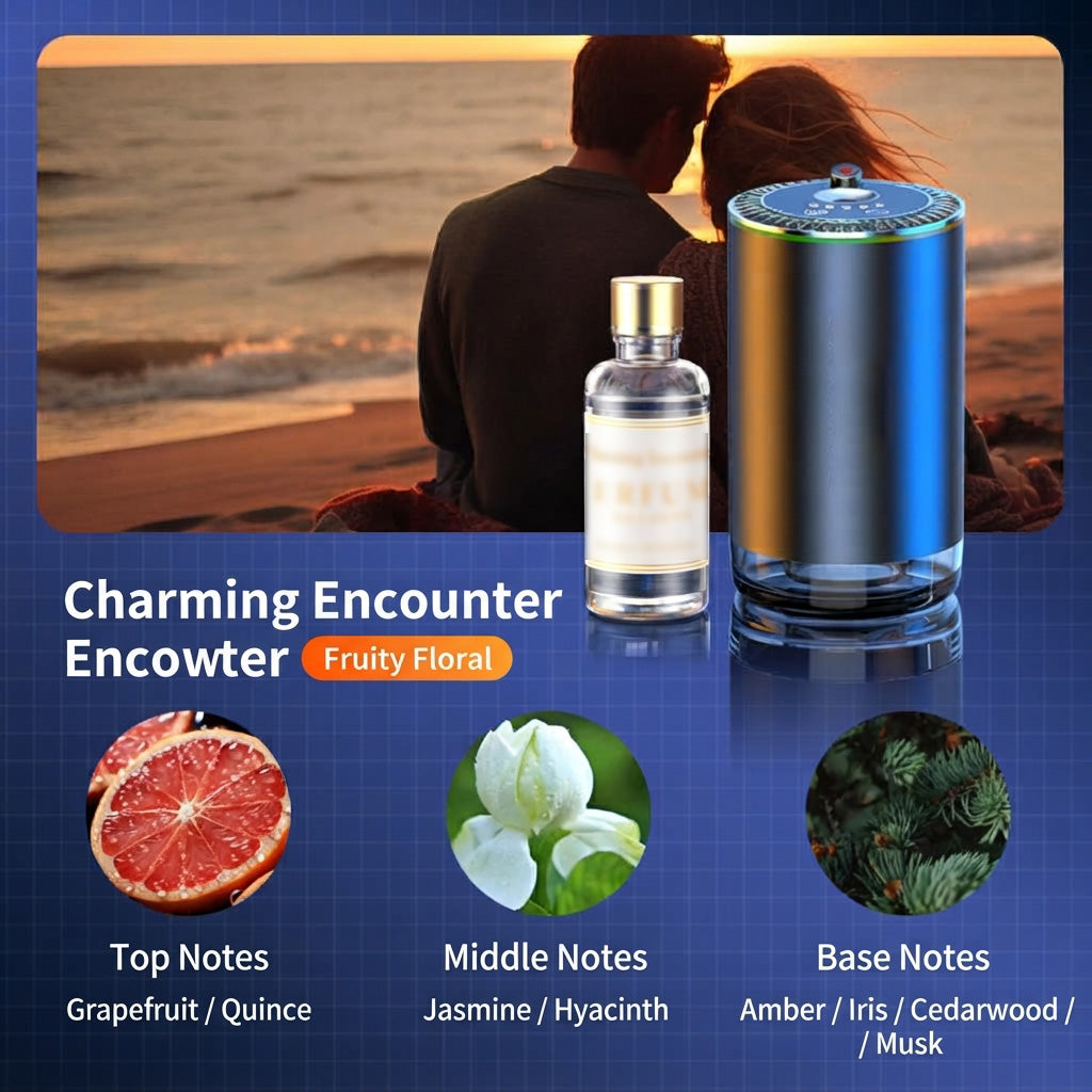 Smart Car Aroma Diffuser with Starry Projection
