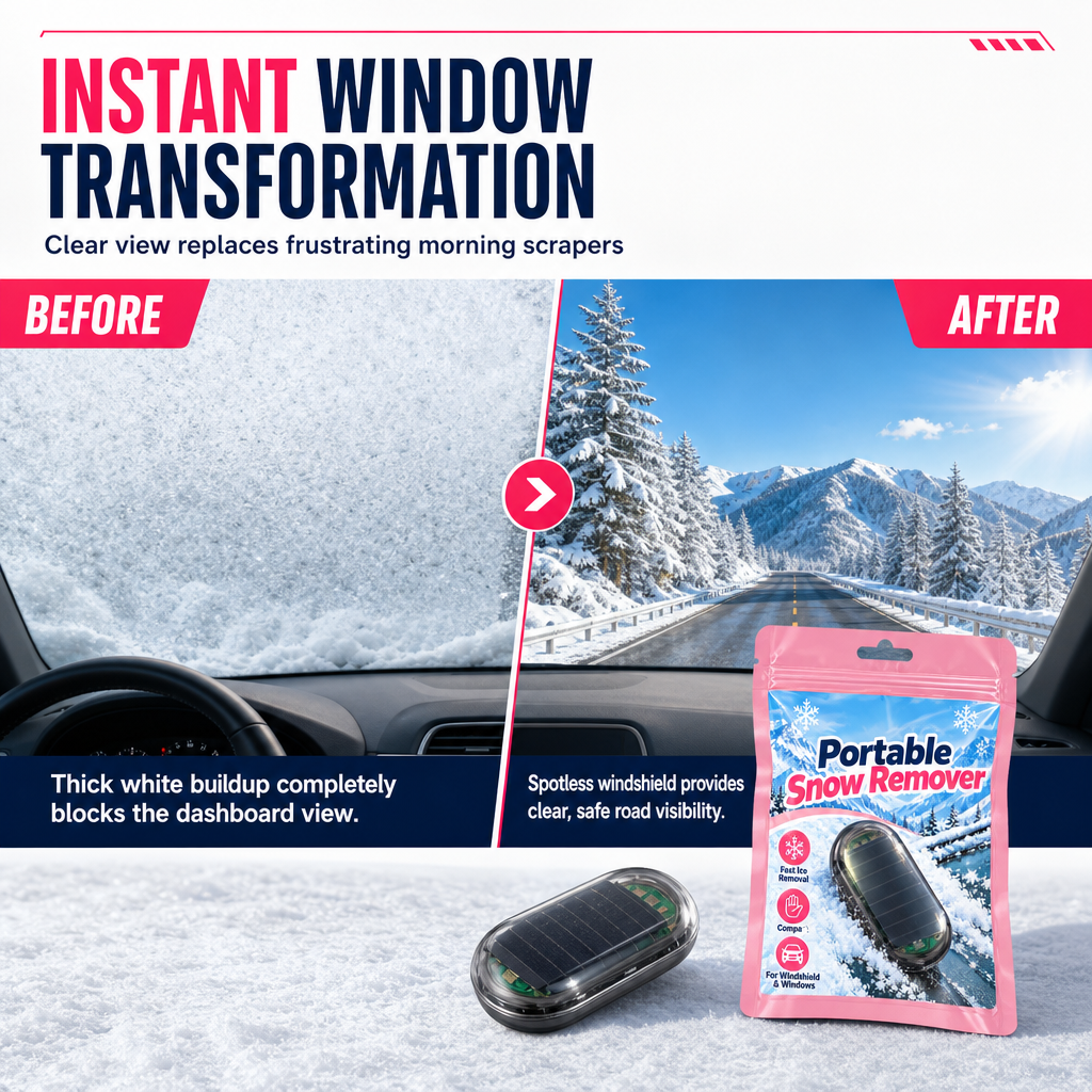 Portable Car Snow Remover and Clearing Tool