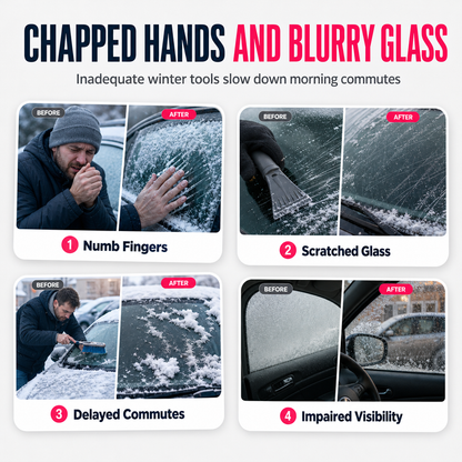 Portable Car Snow Remover and Clearing Tool