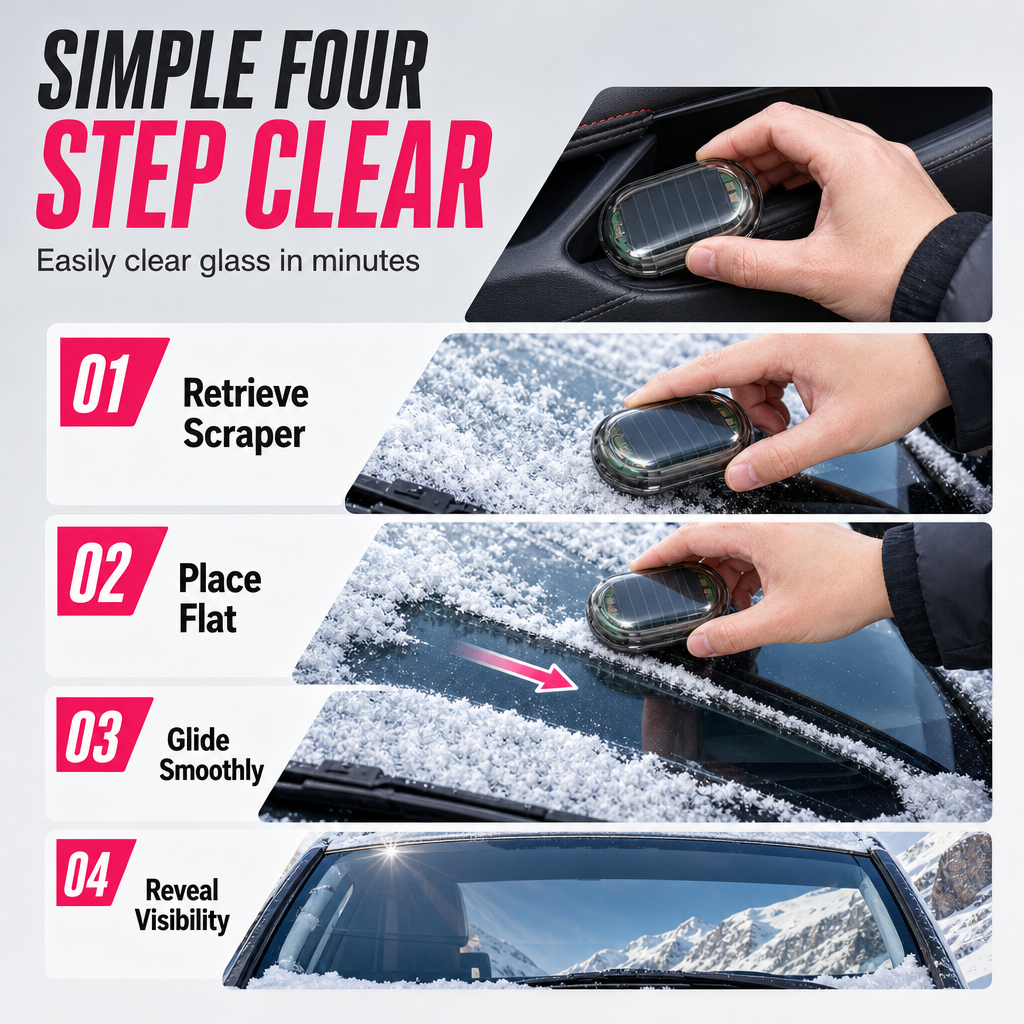 Portable Car Snow Remover and Clearing Tool