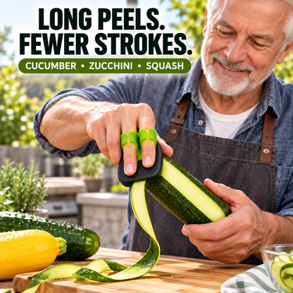🥳2026 HOT SALE🥳💞50K+ SOLD! 🥕✌️ BUY MORE, GET MORE FREE! Two-Finger Vegetable Peeler – stainless steel blade, two-finger grip. 2/5/8-pc bundles! 🔪💚