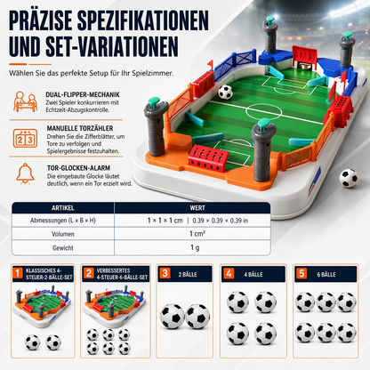 📢 50% OFF! ⚽ 2-Player Tabletop Soccer Game – Fast-Paced Family Fun, Builds Reflexes & Hand-Eye Coordination 🏆