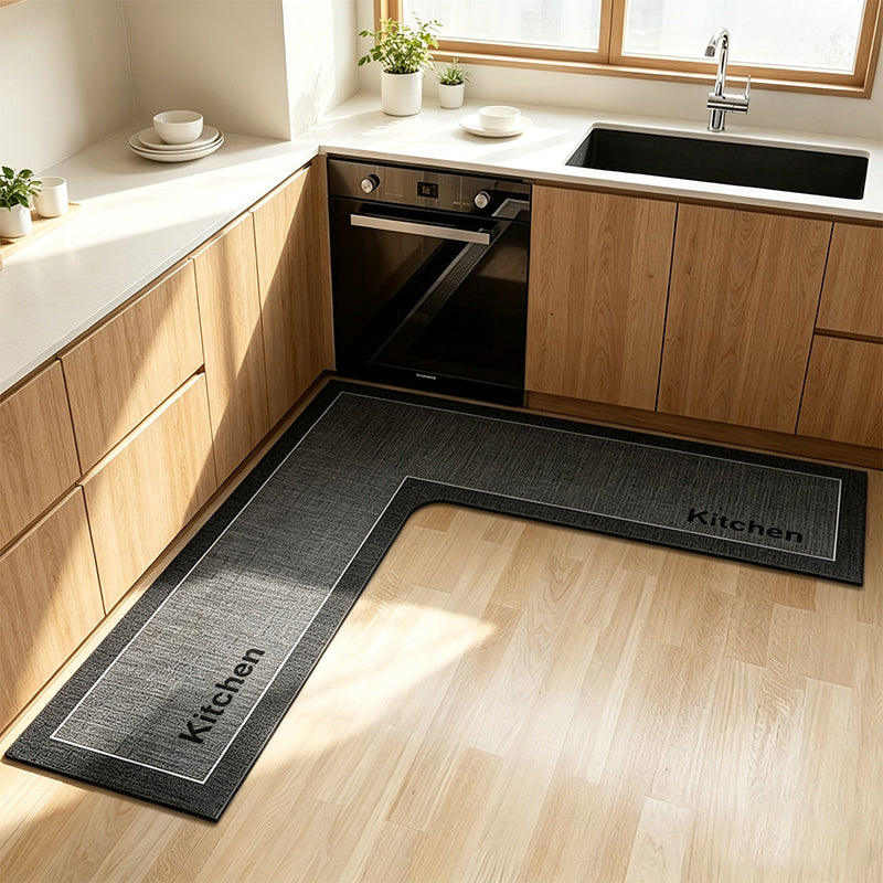 🍳 LIMITED-TIME 50% OFF! 💧 L-Shaped Diatomite Kitchen Mat – Quick Dry, Non-Slip, Comfortable ✨