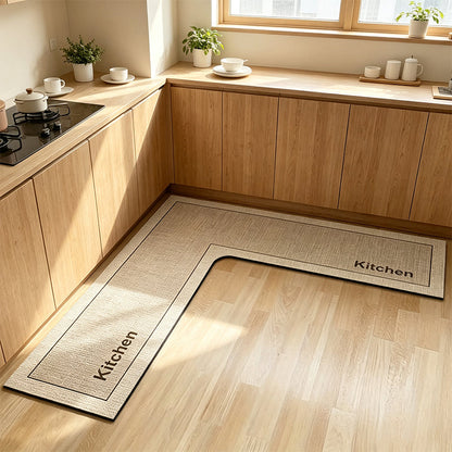 🍳 LIMITED-TIME 50% OFF! 💧 L-Shaped Diatomite Kitchen Mat – Quick Dry, Non-Slip, Comfortable ✨