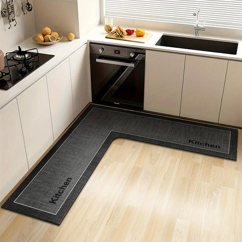 🍳 LIMITED-TIME 50% OFF! 💧 L-Shaped Diatomite Kitchen Mat – Quick Dry, Non-Slip, Comfortable ✨
