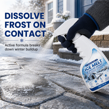 🥳2026 HOT SALE🥳💞50K+ SOLD! ❄️🐾 50% OFF! Outdoor De-Icing & Snow Melting Spray – pet-safe, dissolves frost on contact. Clear steps, walkways & patios fast! 🛡️✅