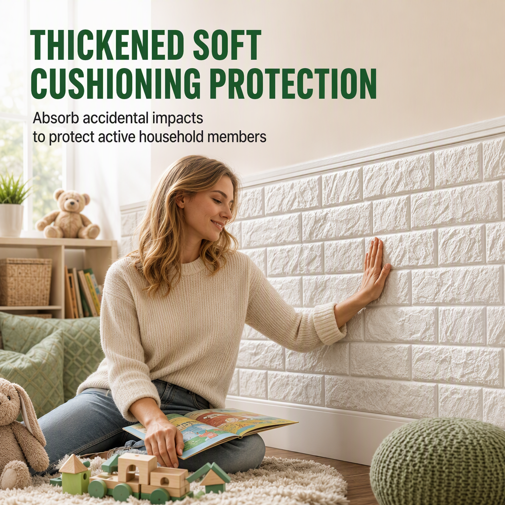 🍃🏆 Last-day special: 50% off! ⏰ Give your walls an instant makeover! Self-adhesive 3D tile panels 🏡🧱